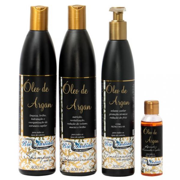 Kit Óleo de Argan Bio Instinto ATACADO